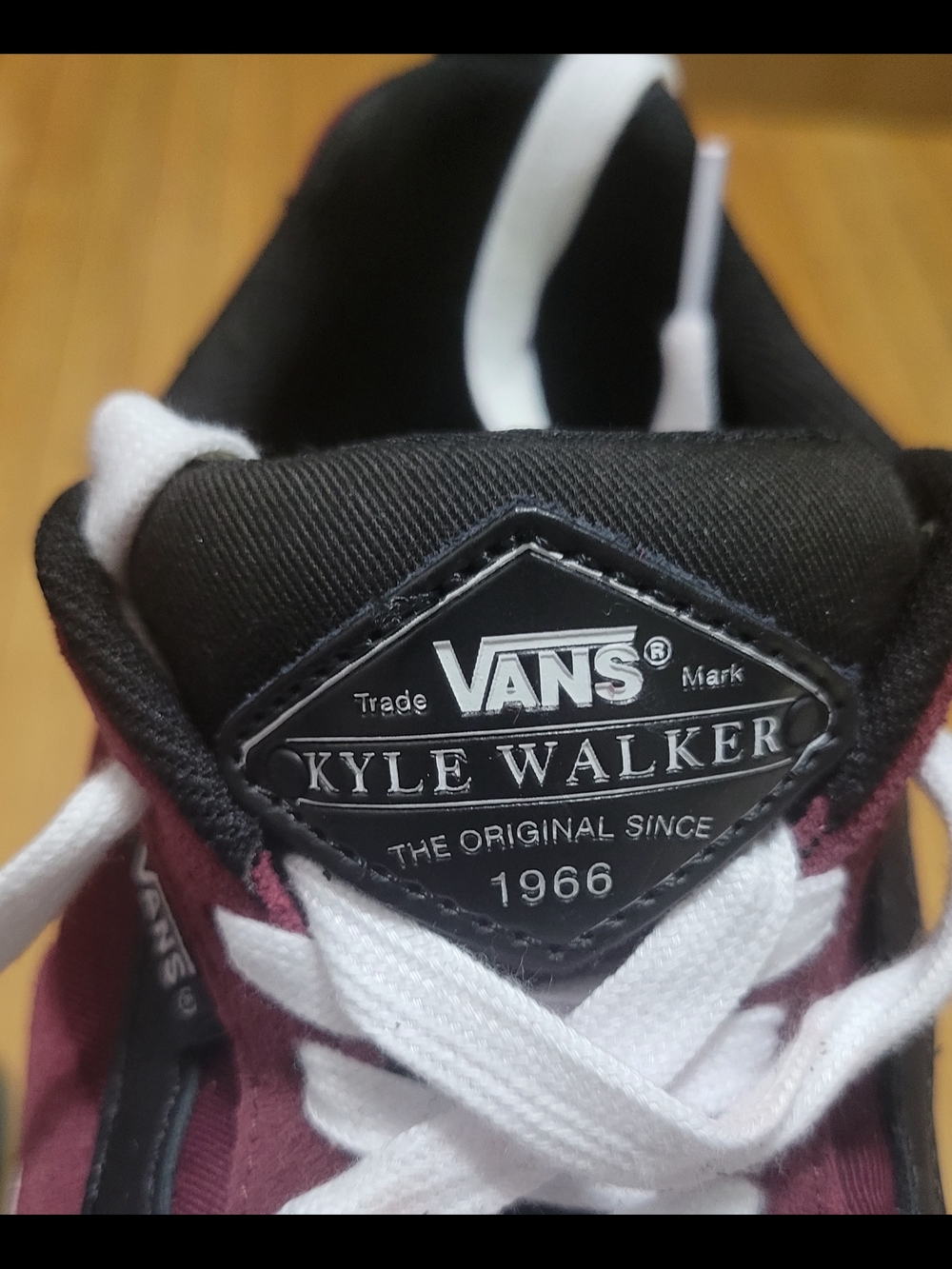 Vans Kyle Walker Men's Skate Shoes - Burgundy/Black - Picture 4 of 8